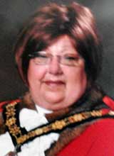 Picture of Cllr. Mrs. L.J. Stedman. Mayor of Llanelli 2011 - 12 